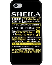 Sheila - Sweet Heart And Warrior Phone Case thumbnail