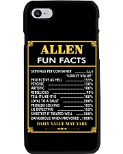 Allen fun facts Phone Case thumbnail