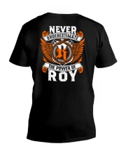 NEVER UNDERESTIMATE THE POWER OF ROY V-Neck T-Shirt thumbnail