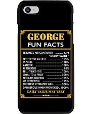 George fun facts Phone Case thumbnail