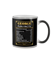 George fun facts Color Changing Mug thumbnail