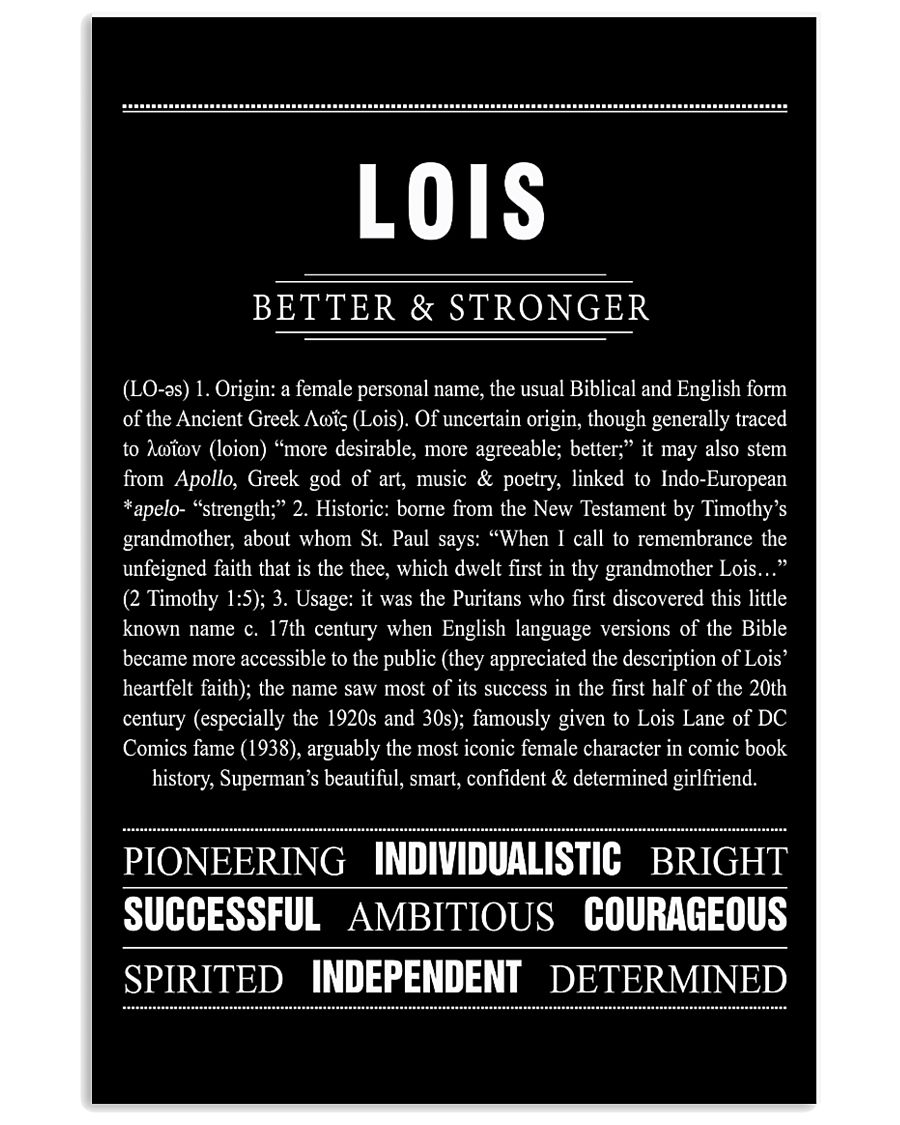 Lois 11x17 Poster