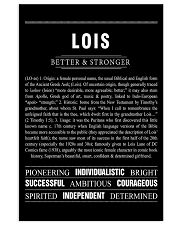 Lois 11x17 Poster front