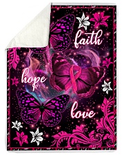 Breast Cancer Awareness Fleece Blanket Large Sherpa Fleece Blanket - 60" x 80" thumbnail