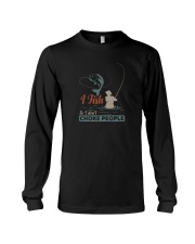 I FISH SO I DON'T CHOKE PEOPLE Long Sleeve Tee tile