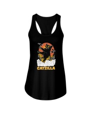 JAPANESE SUNSET CATZILLA Ladies Flowy Tank tile