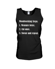 Woodworking Step Unisex Tank tile
