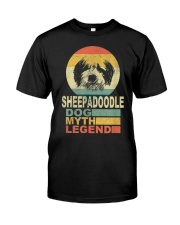 Sheepadoodle Dog Myth Legend T-Shirt Classic T-Shirt front