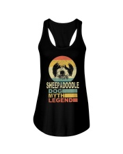 Sheepadoodle Dog Myth Legend T-Shirt Ladies Flowy Tank tile