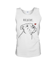 Rescue Dog Pitbull Drawing Rescue Mom Adopt Unisex Tank tile
