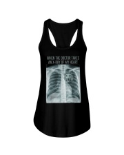 Dachshund In My Heart X ray T shirt Dachshund Ladies Flowy Tank tile