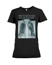 Dachshund In My Heart X ray T shirt Dachshund Premium Fit Ladies Tee tile