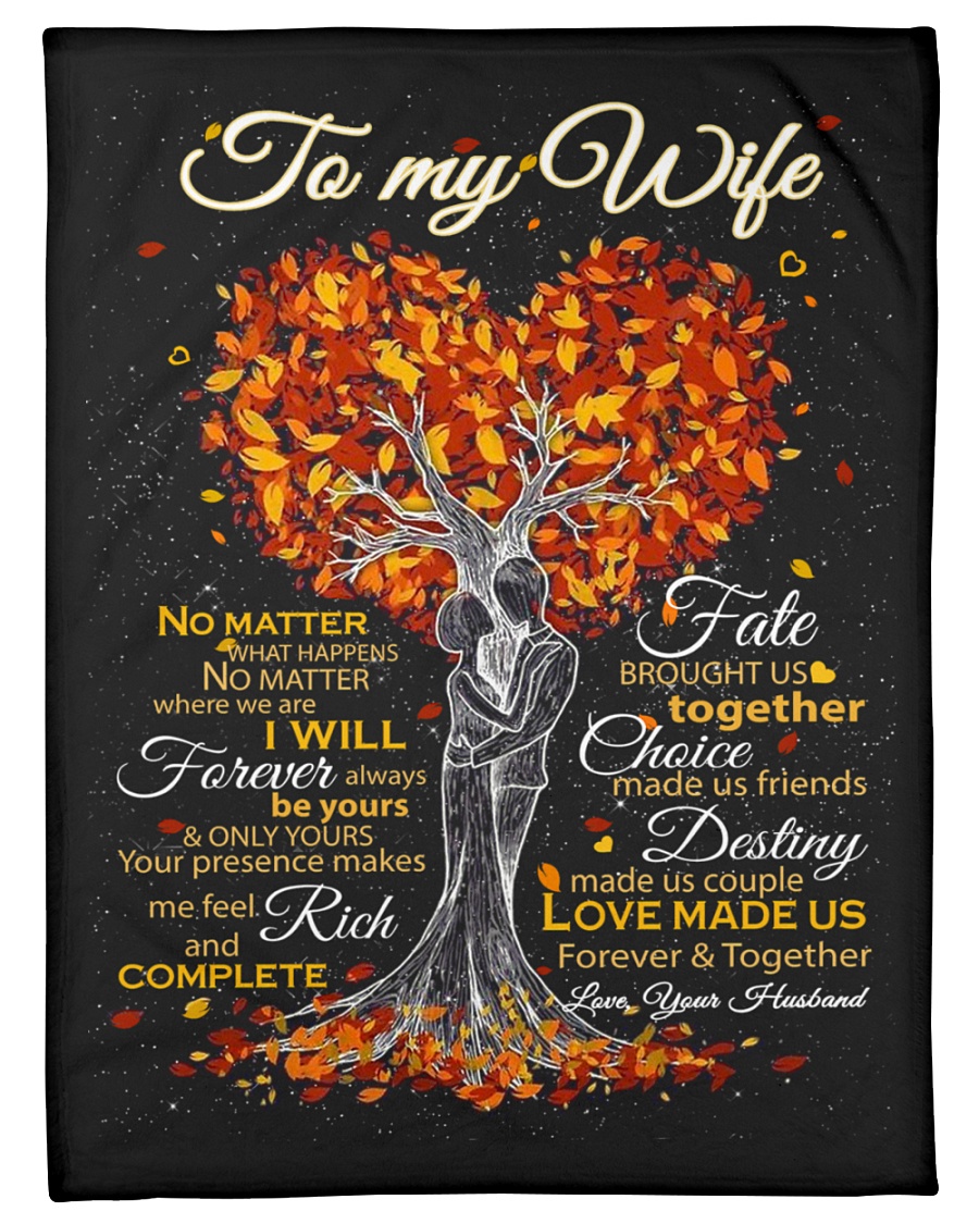 Picture of To my Wife - Love Made Us Forever And Together Black