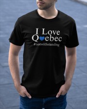 I Love Quebec Notwithstanding Shirt Classic T-Shirt apparel-classic-tshirt-lifestyle-front-46