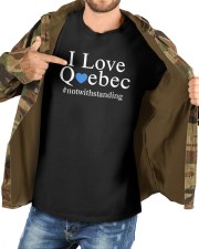 I Love Quebec Notwithstanding Shirt Classic T-Shirt custom-t-shirts-classic-lifestyle-front-194