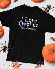I Love Quebec Notwithstanding Shirt Classic T-Shirt custom-t-shirts-classic-lifestyle-front-319