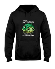 I'M NOT ANTISOCIAL I JUST PREFER TO STAY AT HOME Hooded Sweatshirt thumbnail
