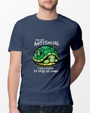 I'M NOT ANTISOCIAL I JUST PREFER TO STAY AT HOME Classic T-Shirt lifestyle-mens-crewneck-front-13