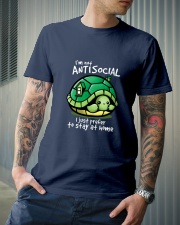 I'M NOT ANTISOCIAL I JUST PREFER TO STAY AT HOME Classic T-Shirt lifestyle-mens-crewneck-front-6