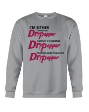 THINKING ABOUT DRINKING Crewneck Sweatshirt thumbnail