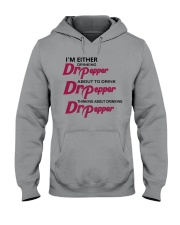 THINKING ABOUT DRINKING Hooded Sweatshirt thumbnail