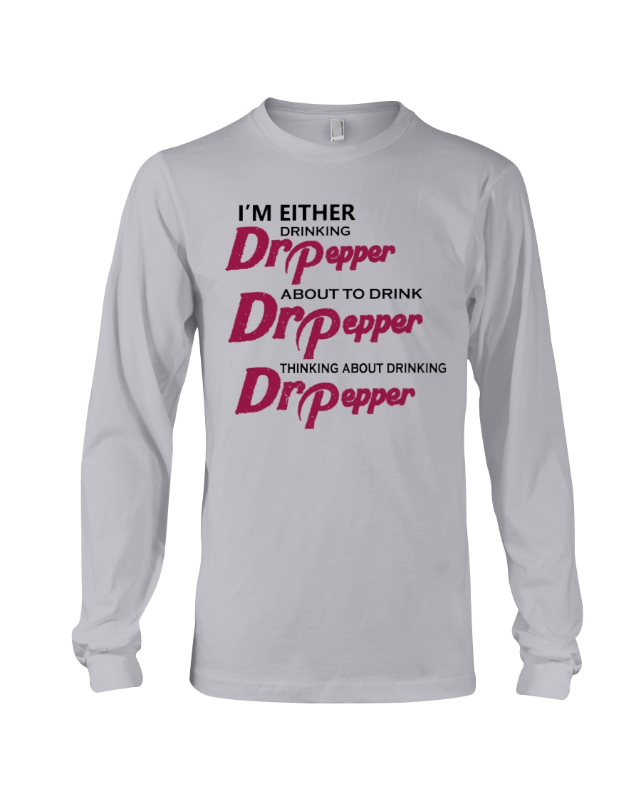THINKING ABOUT DRINKING Long Sleeve Tee
