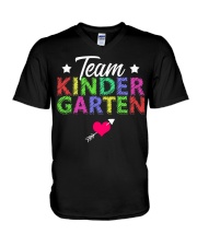 Team Kindergarten Shirt Teacher Student T-Shirt V-Neck T-Shirt thumbnail