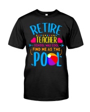 Teacher Retirement Gift School T-Shirt Classic T-Shirt front