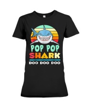POP POP SHARK Premium Fit Ladies Tee thumbnail