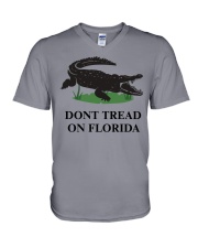 DONT TREAD ON FLORIDA V-Neck T-Shirt tile