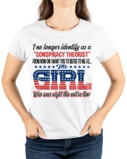 THE GIRL WHO WAS RIGHT THE ENTIRE TIME Ladies T-Shirt custom-t-shirts-ladies-lifestyle-front-92