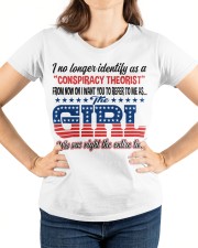 THE GIRL WHO WAS RIGHT THE ENTIRE TIME Ladies T-Shirt custom-t-shirts-ladies-lifestyle-front-94