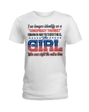 THE GIRL WHO WAS RIGHT THE ENTIRE TIME Ladies T-Shirt front