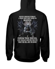 NEVER UNDERESTIMATE Hooded Sweatshirt back