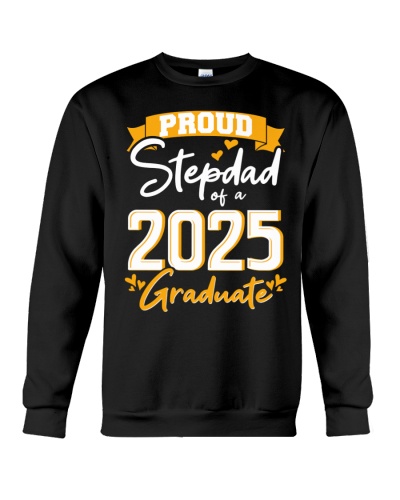 Proud Stepdad of a 2025 Graduate (Gold) 