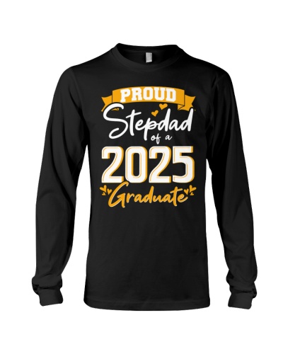 Proud Stepdad of a 2025 Graduate (Gold) 