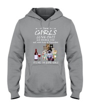 CATS AND WINE DECEMBER Hooded Sweatshirt tile