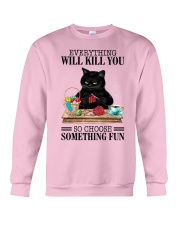CAT QUILTING Crewneck Sweatshirt tile