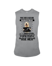 Golden Retriever - She has anger issues Sleeveless Tee tile