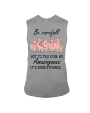 Be carefull Not to trip over my - Pigs Sleeveless Tee tile