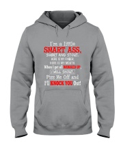 IM A LITTLE SMART AS SHORT AND STOUT Hooded Sweatshirt tile
