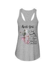 April Girl Skull Mermaid Ladies Flowy Tank tile