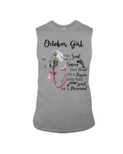 October Girl Skull Mermaid Sleeveless Tee tile