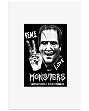 Yordreem Blakenstein PEACE LOVE AND MONSTERS 11x17 Poster thumbnail