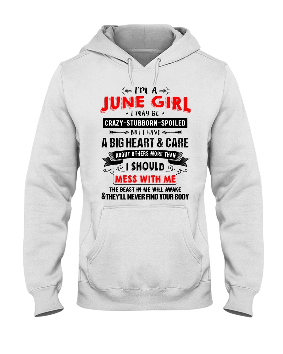 CRAZY GIRL 6 Hooded Sweatshirt