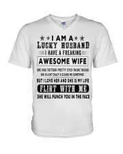 Limited version - lucky man V-Neck T-Shirt thumbnail