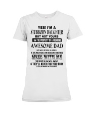 I'M STUBBORN DAUGHTER 4 - HTL Premium Fit Ladies Tee thumbnail