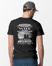 LOVE WIFE TO THE MOON AND BACK - TATTOOS Classic T-Shirt lifestyle-mens-crewneck-back-6