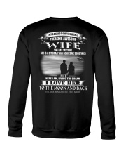 LOVE WIFE TO THE MOON AND BACK - TATTOOS Crewneck Sweatshirt thumbnail