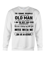 TO MY DAUGHTER I'M THE BEST DAD EVER Crewneck Sweatshirt thumbnail